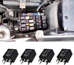 Auto Fuel Pump Relay 5-pin Spdt Multi-purpose 12v 30a Starter For 4pcs. Fixed Price $9.83.
