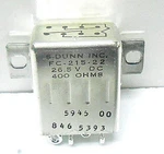 Fc-215-22 Struthers Dunn Inc Relay 26.5 Vdc/400 Ohms New Old Stock. Fixed Price $38.00.