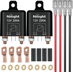 Nilight 200a Starter Relay 4 Pin Split Relays Switch 12v Continuous Spst 2pc. Fixed Price $17.99.