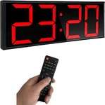 17.7'' Digital Wall Clock, Home Gym Interval Workout Timer - Nib. Fixed Price $52.37.
