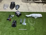 Kawasaki Ninja 300 Parts Lot Tail Tidy, Led Lights, Windscreens, Oem Exhaust. Fixed Price $250.00.