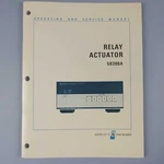 1986 Hewlett Packard 59306a Relay Actuator Operating And Service Manual 36 Pages. Fixed Price $14.99.